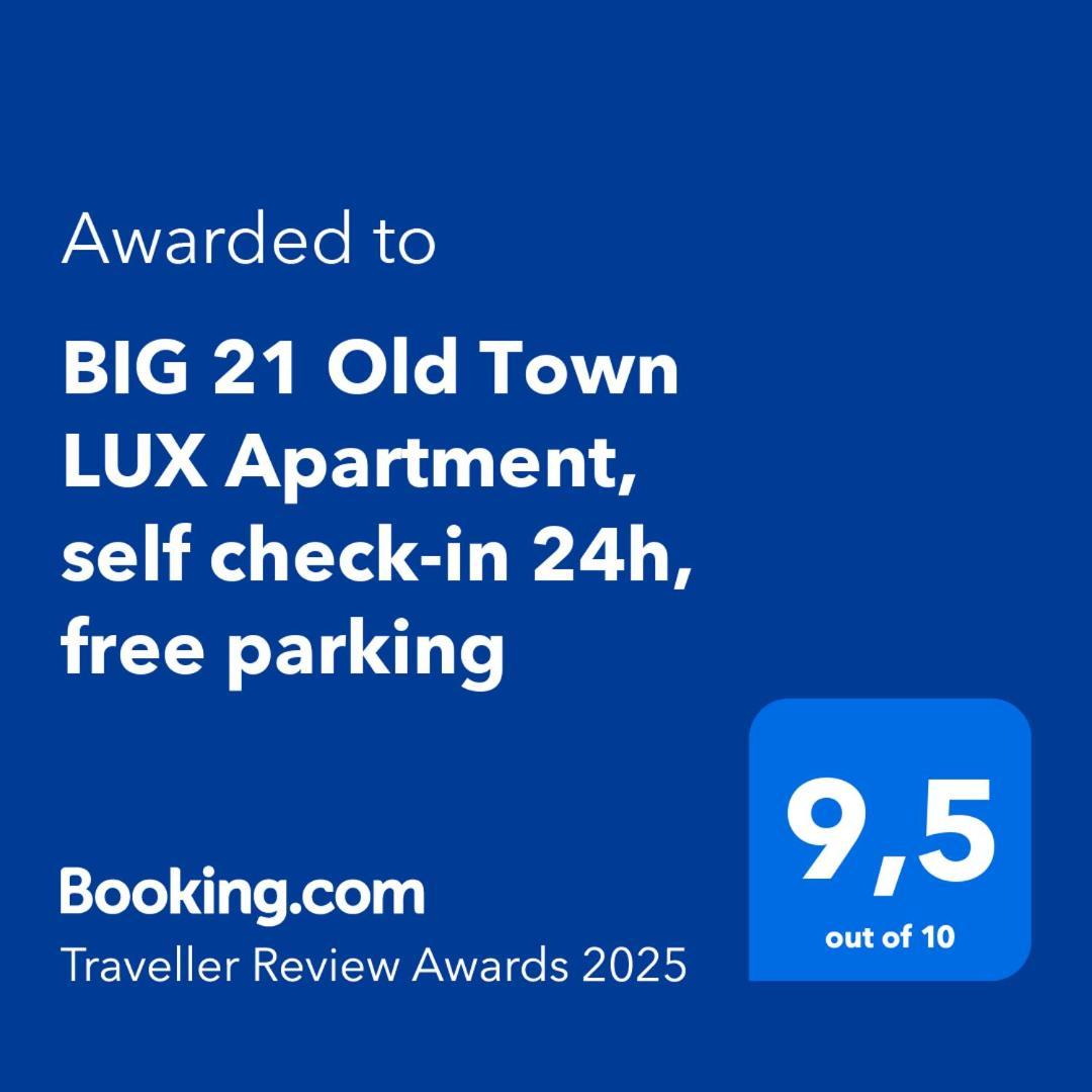 Big 21 Old Town Lux Apartment, Self Check-In 24H, Free Parking Poznań Exterior foto